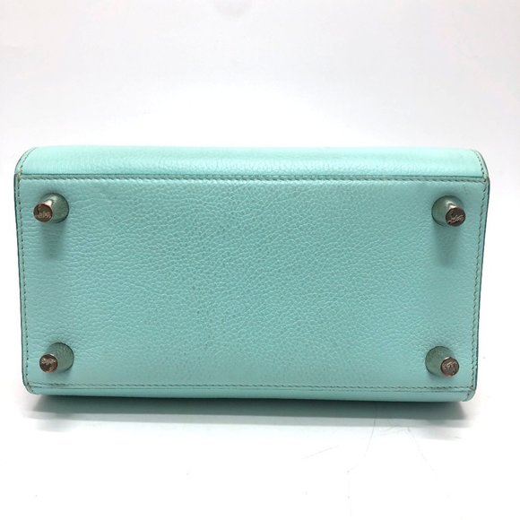 CHRISTIAN LOUBOUTIN Blue Leather Shoulder Bag - Picture 3 of 14